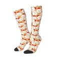 thumbnail image 2 of Daiia Sports Socks Cartoon Chicken Printed Novelty Crew Socks for Men Women Knee High Socks Cotton Socks Soft & Breathable Support Unisex Socks, 2 of 9