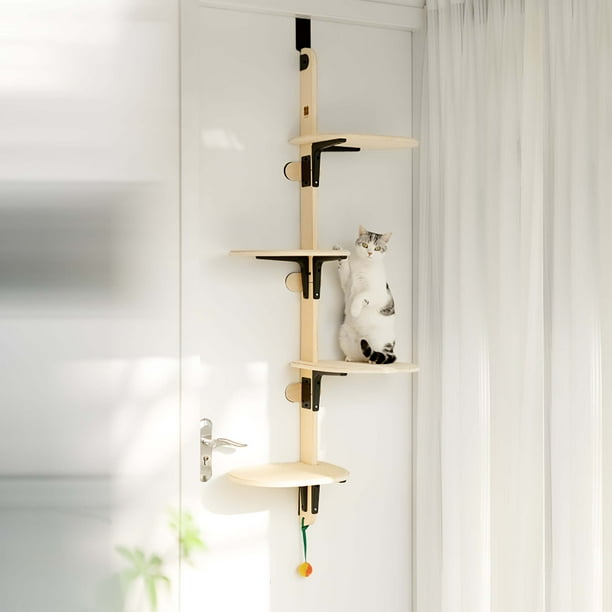 Cat Upgrated Climber Cat Tree MultiLevel Door Hanging Cat Tower,4 Tier Hanging Cat Condo Door