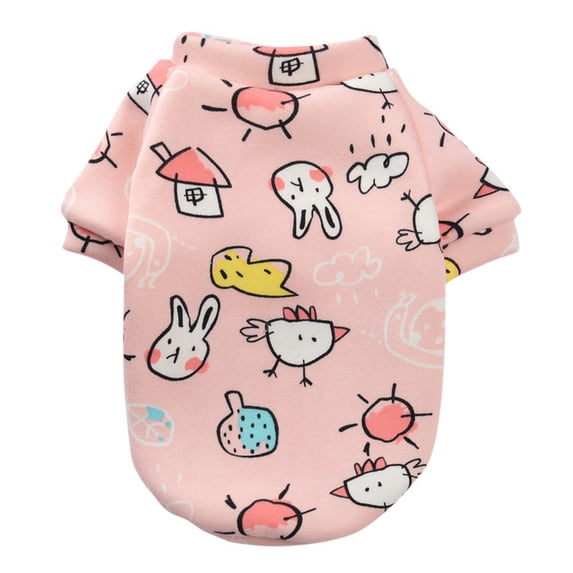 URMAGIC Dog Cat Cute Cartoon Warm Coat Pullover Sweatshirt Jacket Pet Clothes,XS-XL