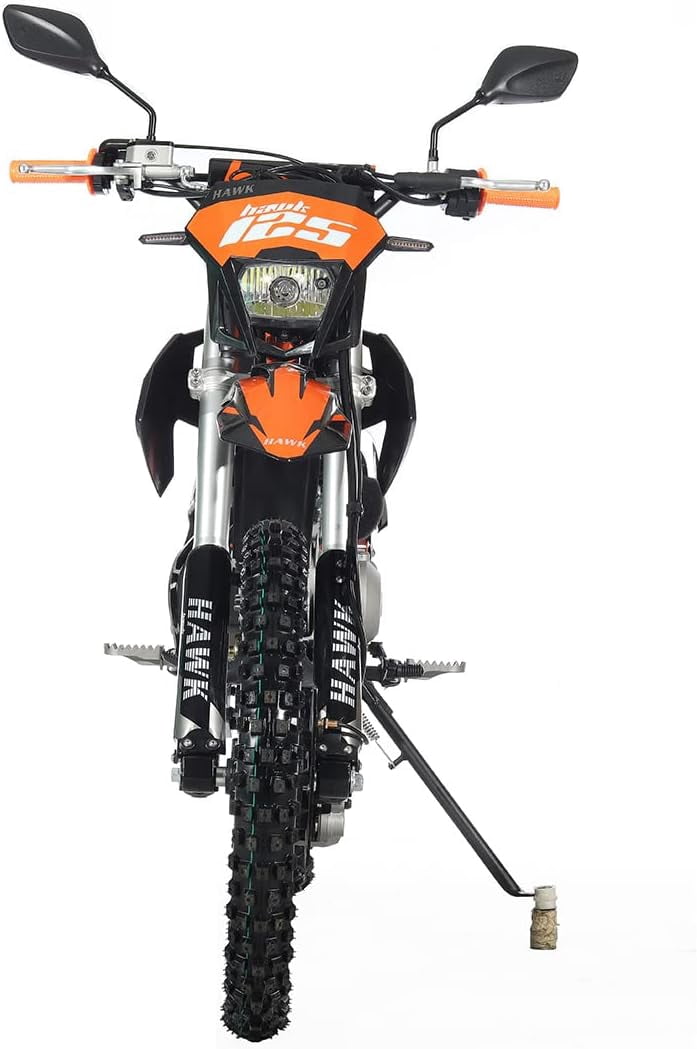 X-Pro Brand New 125cc Dirt Bike, All Lights 4 Manual Transmission Electric/Kick Start, 19"/16" Tires