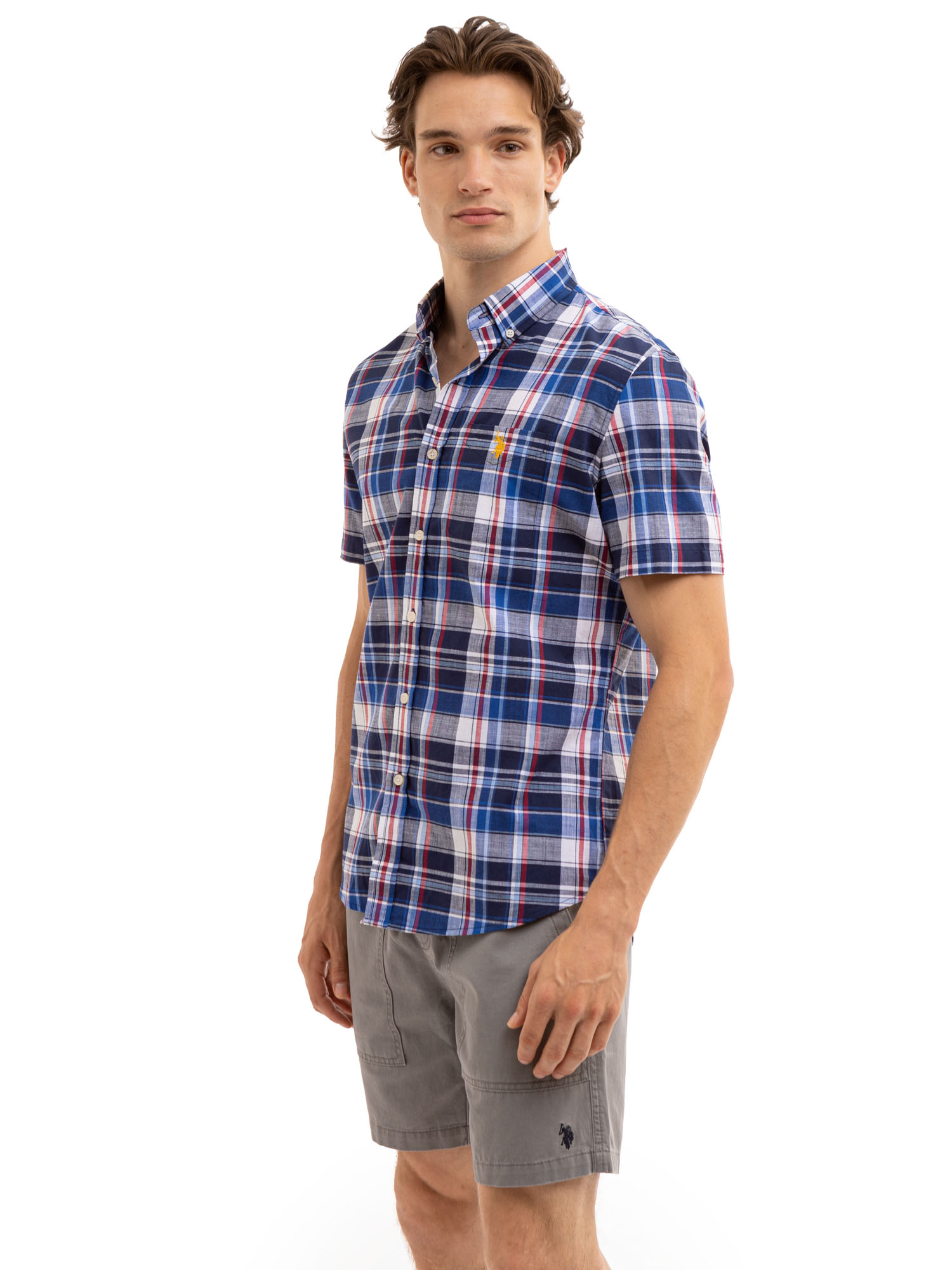 U.S. Polo Assn. Men's Short Sleeve Woven Shirt