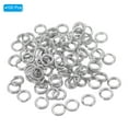 thumbnail image 3 of Unique Bargains , 0.53 x 0.35' Fishing Split Rings Fishing Swivel Stainless Steel Rings with Double Flattened Connectors,100 PACK, 3 of 6