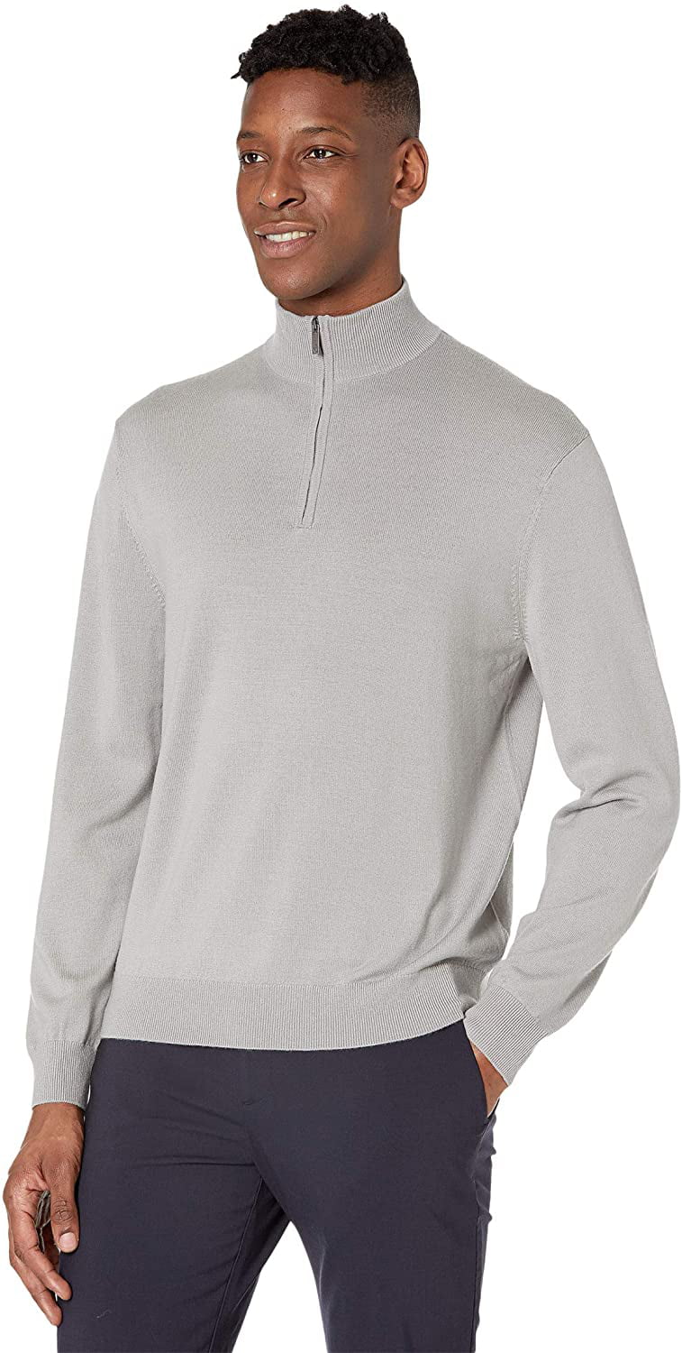Callaway Mens Thermal Merino Wool 1/4 Zip Long Sleeve Golf Sweater ...