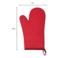 thumbnail image 7 of Soft Silicone Oven Mitts, Heat Resistant and Waterproof Cooking Gloves, Flexible Gripping for Baking, Kitchen Mitts Set of 2 Red 12.4x7.5inch, 7 of 7