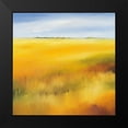 thumbnail image 2 of Paus, Hans 15x15 Black Modern Framed Museum Art Print Titled - Yellow field II, 2 of 5