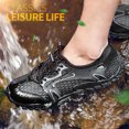thumbnail image 4 of CAROOTU Espadrilles d'Extérieur pour Hommes Chaussures d'Eau en Maille Respirante à Enfiler Plates Décontractées Antidérapantes Randonnée, 4 of 7