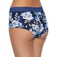 thumbnail image 2 of Women's Maidenform 40760G Classics Microfiber and Geo Lace Boyshort Panty (NavyPalaceFloral/Navy 6), 2 of 2
