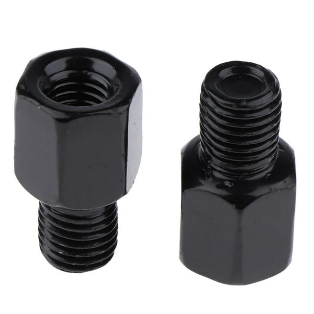 koolsoo 2Pcs Adaptateur Moto Vis de Conversion Vis Miroir Accessoires Pièces, 8mm /