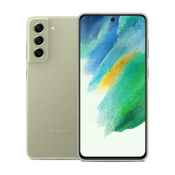 Restored Samsung Galaxy S21 FE 5G 128GB Olive Green Dish Locked (Refurbished)