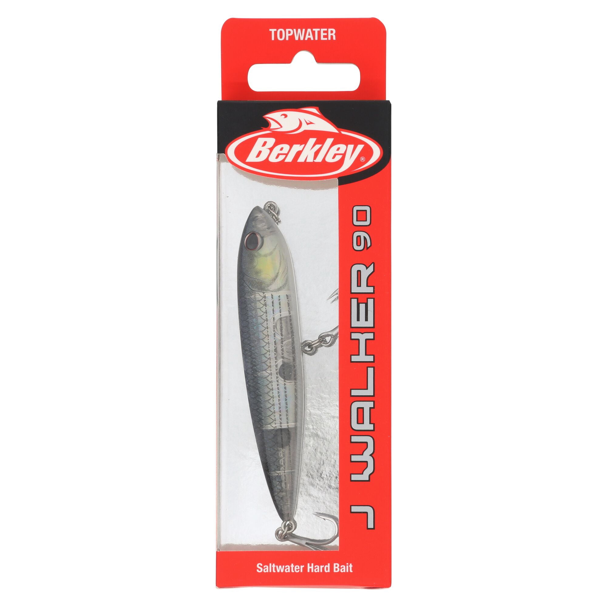 Berkley J-Walker 90 Saltwater, 3.5 in, Topwater Baits, Mullet (1 Count)