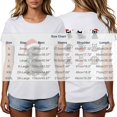 thumbnail image 4 of Frostluinai Christmas Cats Shirts for Women Crew Neck Short Sleeve Funny Xmas Party Tee Shirt Daily Walking Casual Tops S-3XL, 4 of 6