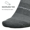 thumbnail image 3 of Feetures High Performance Max Cushion Ankle Sock - No Show Socks for Women & Men with Heel Tab - Heather Gray, XL (1 Pair), 3 of 5