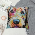 thumbnail image 2 of COMIO  Cute Pet Goldendoodle Frise Dog Pattern Throw Pillow Covers Cushion Cover Cases Pillowcases Sofa Home Decor, 2 of 5