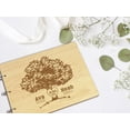 thumbnail image 6 of Darling Souvenir Personalized Engraved Laser Cut Wedding Guest Book Wooden Cover Sign-in Book Registry Guestbook Scrapbook-HZ, 6 of 7