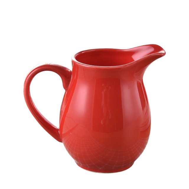Haifle Cream And Sugar Sets, Sugar And Creamer Set With Lids, Milk And Sugar Serving Set, Creamer Container, Sugar Bowl Set,Decoration For Kitchen-Red-Milk Jug