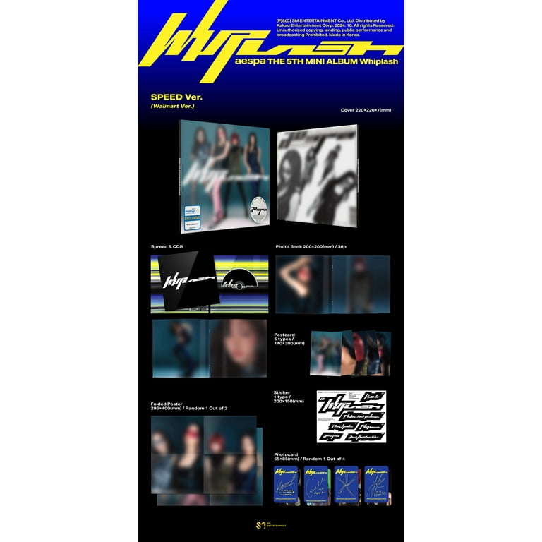 aespa - The 5th Mini Album 'Whiplash' (SPEED Ver.) (Walmart