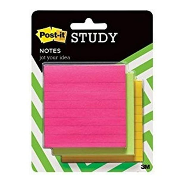 3M EDNOTES1 PostIt Lined Sticky Notes