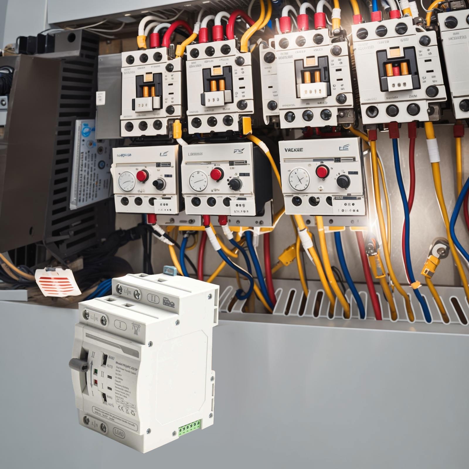 ATS Dual Power Automatic Transfer Switch for Reliable Power Switching 220V 2P 63A