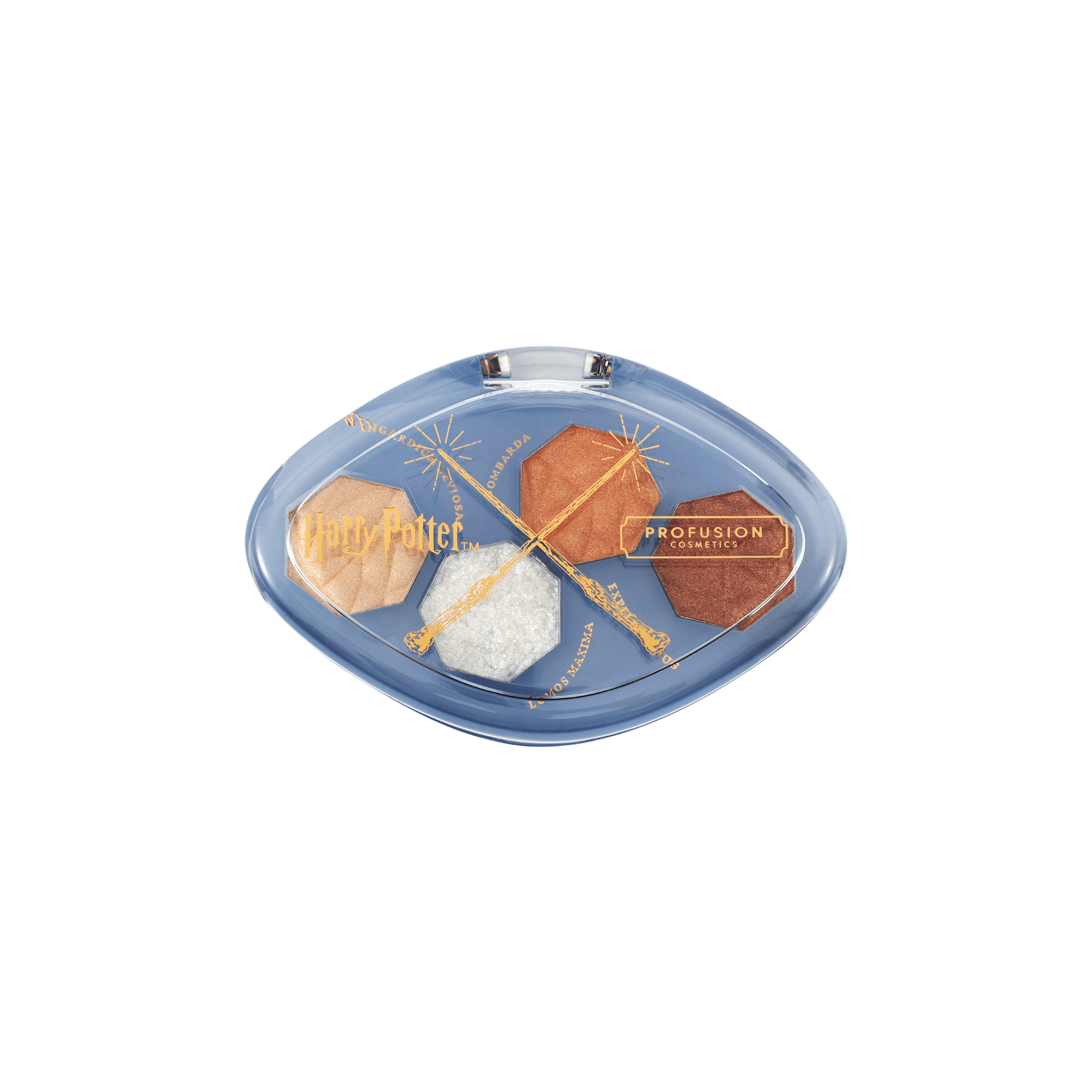 Profusion Cosmetics Harry Potter Holiday Magical Charms Illuminating Highlighter Quad