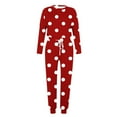 thumbnail image 5 of Gpaecead Girls' Long Sleeve Speckles Tops & Slim Pants 2-Piece Clothing Set 13 Years Red, 5 of 5
