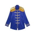 thumbnail image 3 of iiniim Womens Halloween 1960s British Pop-Star Rock Band Musician Cosplay Jacket Royal Blue M, 3 of 7