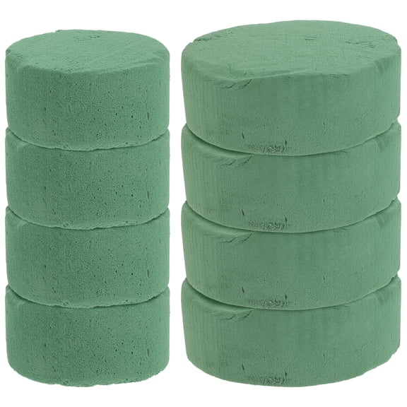 OFFIGAM 8Pcs Green Floral Foam Half Sphere Blocks for Fresh Flower Arrangements and Floral Decoration Supplies