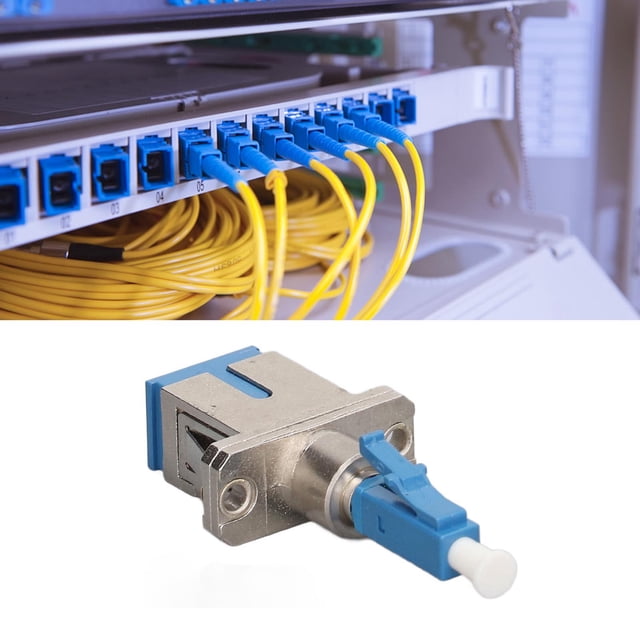Convertidor de fibra óptica híbrido conector de fibra óptica Baja pérdida de inserción Fácil uso para marco de cableado de fibra óptica ANGGREK Otros
