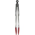 thumbnail image 1 of TEMOGU-12-Inch Silicone Tongs – Heat Resistant - Non-Slip Stainless Steel Handle - Safe for Non-Stick Cookware -Silver, 1 of 3