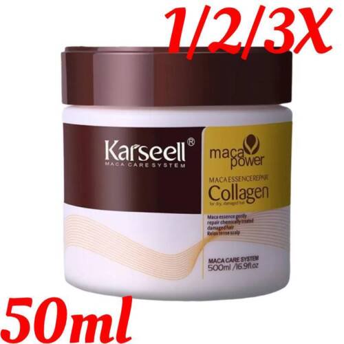 Tratamiento de colágeno para el cabello Karseell - Mascarilla capilar con aceite de argán natural Acondicionamiento profundo = NUEVO Mejor