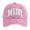 Pink, variant on Mama Hats For Women Funny Adjustable Baseball Cap Casual Dad Hat With Curved Brim Outdoor Sun Watermelon Red One Size