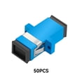 thumbnail image 4 of Seitruly Acoplador de fibra óptica Universal de 50 piezas, surtido de accesorios de conector de conversión de adaptador óptico portátil de Teléfono y Comunicación, 4 of 6