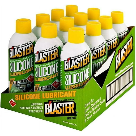 B'laster 16-SL-12PK Industrial Strength Silicone Lubricant- 11-Ounces - Case of 12