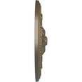 thumbnail image 4 of Ekena Millwork 16"OD x 2 1/4"P Wigan Ceiling Medallion, Hand-Painted Warm Silver, 4 of 6