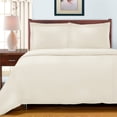 thumbnail image 2 of Egyptian Cotton 600 Thread Count Stripe Duvet Cover Set, Ivory, King/California King by Superior, 2 of 6