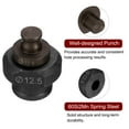 thumbnail image 4 of Uxcell Hydraulic Hole Punch Die 12.5mm for Angle Steel Iron Aluminum, Burgundy & Black, 4 of 5