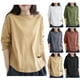 thumbnail image 1 of Ropa urbana para mujer,Camiseta de manga larga para mujer, cuello redondo informal, tela de poliéster, ajuste suave y cómodo, ideal para el hogar o el trabajo, sopatenor, 1 of 8