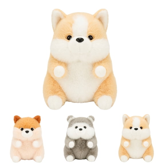 Wizlet Cute Dog Plush Toy, 6.7 Inch Husky Puppy Stuffed Animal, Soft Kawaii Dog Pillow, Gifts for Kids and Dog Lovers