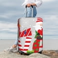 thumbnail image 5 of Salouo Christmas Gnome With Love Pattern Travel Dust-proof Suitcase Cover, Softside Suitcase Protector Luggage Cover Protector for 18-32inch ,Not Included Suitcase, 5 of 8