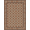 Terracotta Cream, Pattern 8, variant on ODIKA 8'x10' Washable Area Rug Non-Shedding, Easy Care, Entryway Weathered Floral Cluster Accent Traditional Styling for King Size Bedroom Under Bed, Master Suite