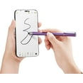 thumbnail image 2 of Purple Stylus Touch Screen Pen Fiber Tip Aluminum V5W for OnePlus 7T Pro 5G McLaren, 7 Pro, 8T Plus, 8 5G UW - Orbic Magic 5G - Razer Phone 2 - Samsung Galaxy XCover Pro Tab S7 Plus 12.4 S22, 2 of 5