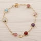 thumbnail image 2 of Multicolores de de Cristal Brazalete de 19 cm de Longitud Sunnimix Pulsera Rainbow Gemstone, 2 of 8