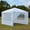 White with Sidewalls, variant on 8x8 FT Ez Pop Up Canopy Tent, Outdoor Portable Folding Commercial Canopy Tent Heavy Duty, Instant Gazebo with Carrying Bag and Adjustable Height for Beach and Party Shelter, Slant (White)