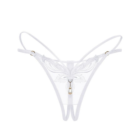 

QYZEU Womens Lingerie Bra And Panty Lace Women Thong Underwear Thong Pants Panties Ladies Briefs
