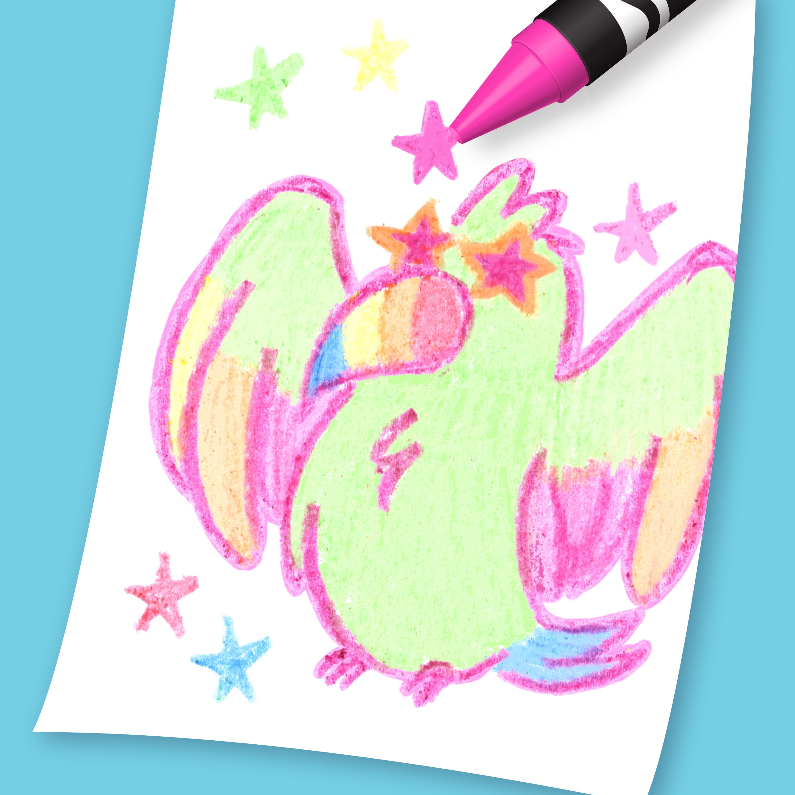 Crayola Neon Crayons, 24 Ct, Classroom Must Haves, Cute School Supplies, Arts & Crafts, Creative Gift for Teachers and Kids, Ages 3+