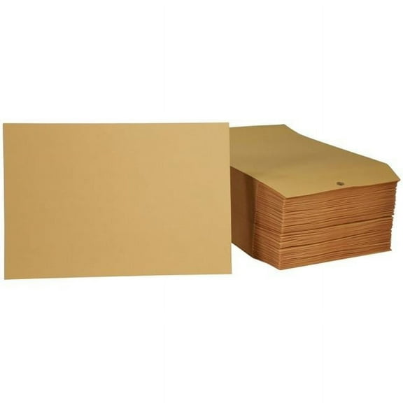 School Smart 2013896 6.5 x 9.5 in. Kraft Envelope with Clasp, Kraft Brown - Pack of 100