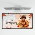 thumbnail image 4 of Happy Thanksgiving Abyssinian Welcome Thankful Fall Autumn Pumpkin Desk Mat Full Keyboard Mouse Pad Cat Lover Kitten Owner Gifts Large Mousepad - 02021, 4 of 5