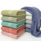 thumbnail image 4 of Nvzi 6 toallas de baño de algodón para el hogar, de algodón suave, súper suaves, muy absorbentes, para ducha, piscina, toalla de mano de 27,56 x 55,12 pulgadas (gris), 4 of 5