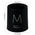 thumbnail image 4 of Small Trash Can with Lid, Mini Trash Can for Bathroom, Office and Bedroom, Small Bathroom Garbage Can with Swing Top, Compact Waste Basket for Desk, Dorm & Home, Black - Xuniizn, 4 of 7