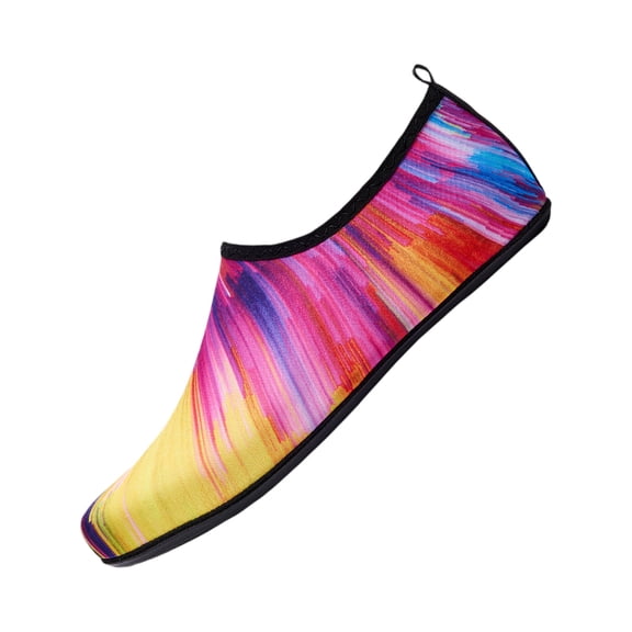 LTTVQM Water Shoes for Women Men Quick-Dry Barefoot Aqua Socks for Swim Beach Surf Yoga Camping Sports Breathable Workout Non Slip Shoes Multicolor 36(US-5.5)