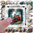 thumbnail image 2 of Retro Stickers Vintage Stickers Train Stickers Transportation Stickers for Suitcase Fridge Phone, 2 of 9